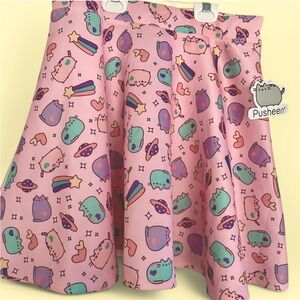 NWT‎ Pastel Pusheen Space Skater Skirt - Size Medium